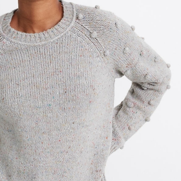 NWT MADEWELL POM SLEEVES PULLOVER - Picture 3 of 6